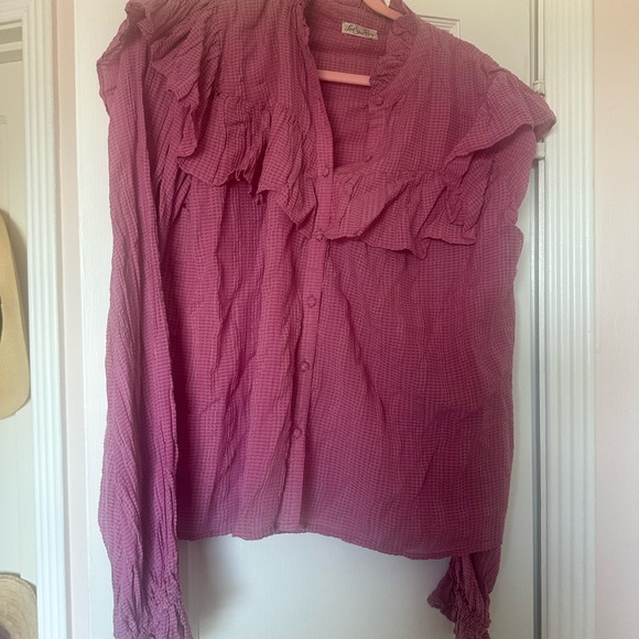 Loveshackfancy Erica Cotton Top pink large l Love shack fancy - Picture 6 of 6